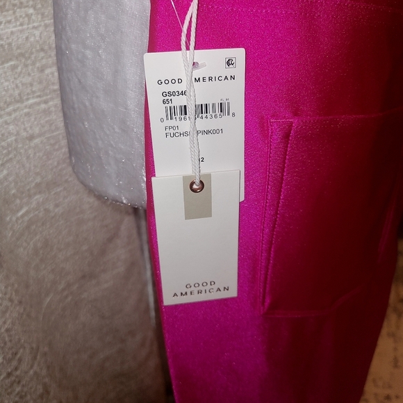 NWT Good American Compression Shine Good Waist Leggings - Picture 8 of 8